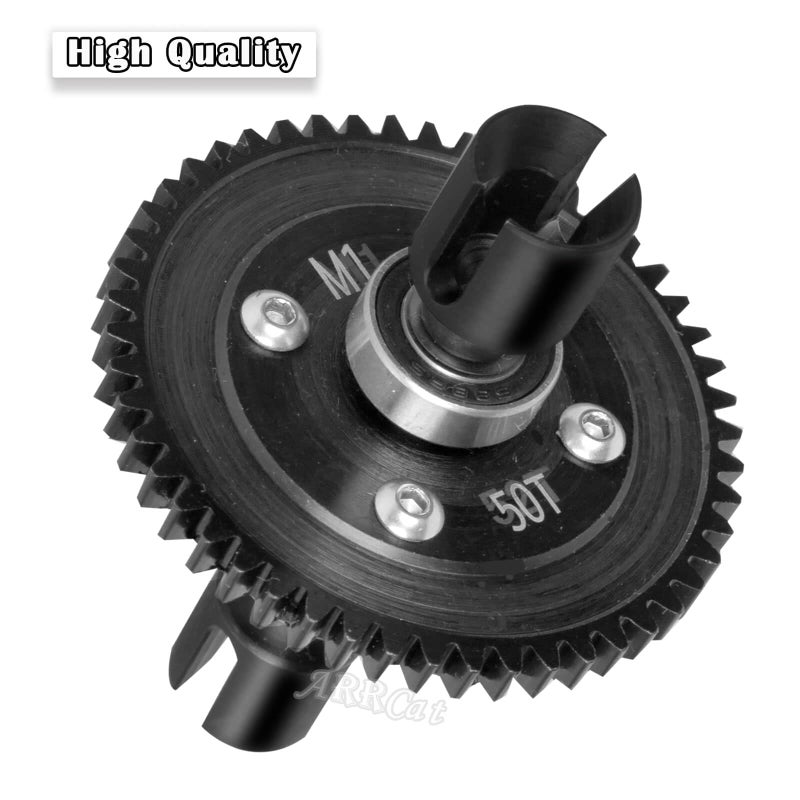 ARRCat 50T Center Differential Upgrades Part for Arrma 1/7 Felony Fireteam Infraction Mojave 6S, 1/8 Kraton Notorious Outcast Talion Typhon 6S,ARRCat Steel #45 Center Diff Hop Ups,Red - Image 4